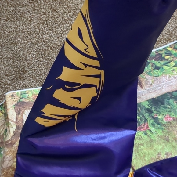 HEADGEAR classics purple alt Kobe Crenshaw satin jacket size medium - Picture 4 of 9